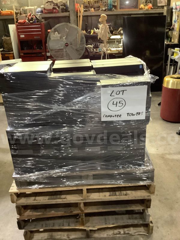 Lot of 45 Used Computer Towers