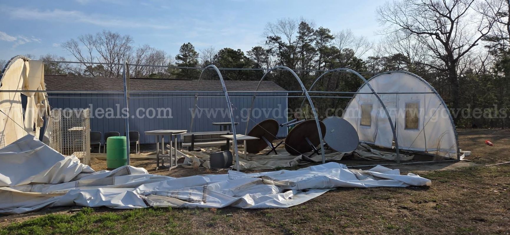 20x40 Structure Frame / No Fabric Covering Included