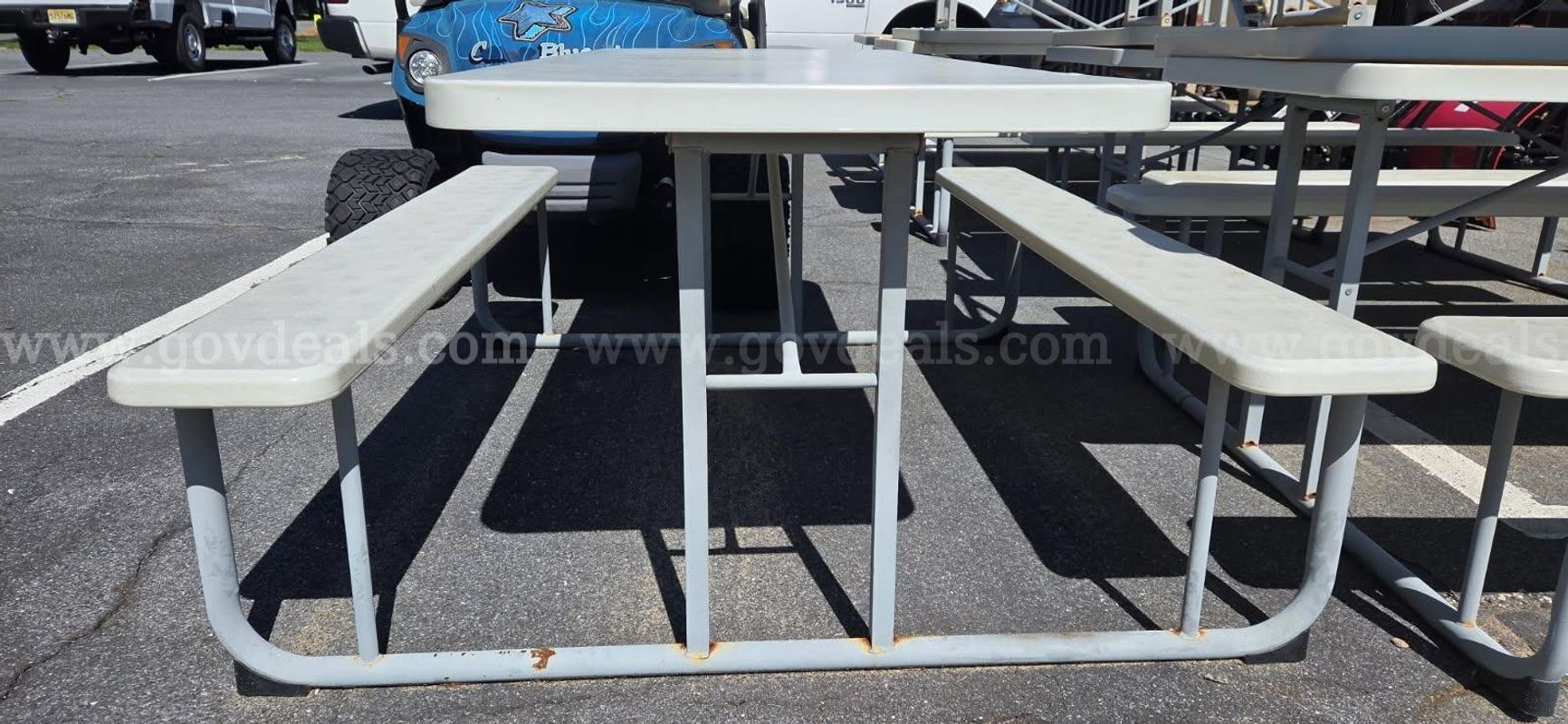 Lot of 11 Lifetime 6-Foot Picnic Tables