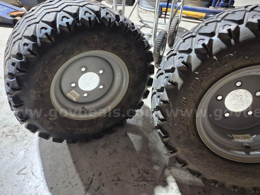 Lot of 2 Smithco wheels & tires