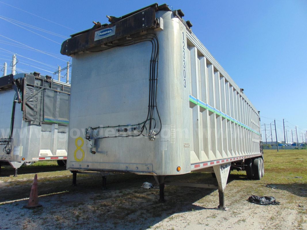 123303/ 2020 MAC, walking floor Trailer TNSP48MF Aluminum Body 85 Cubic Yards 41' Long X 8' Wide SW 26-04 #8