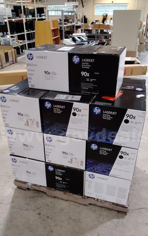 Lot of (20) HP 90X CE390XD Dual pack high volume printer cartridges. New old stock. All expired.