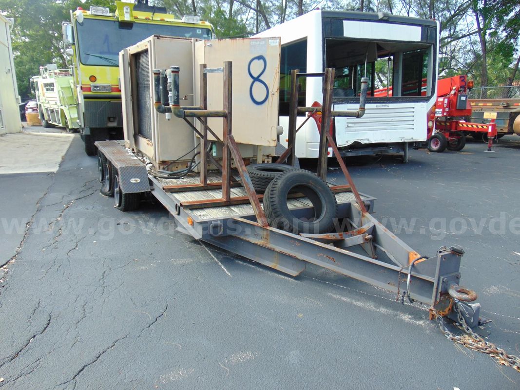 26509/ 1998 TAC Armatures trailer mounted air compressor, Model WE200SSIIAC.
