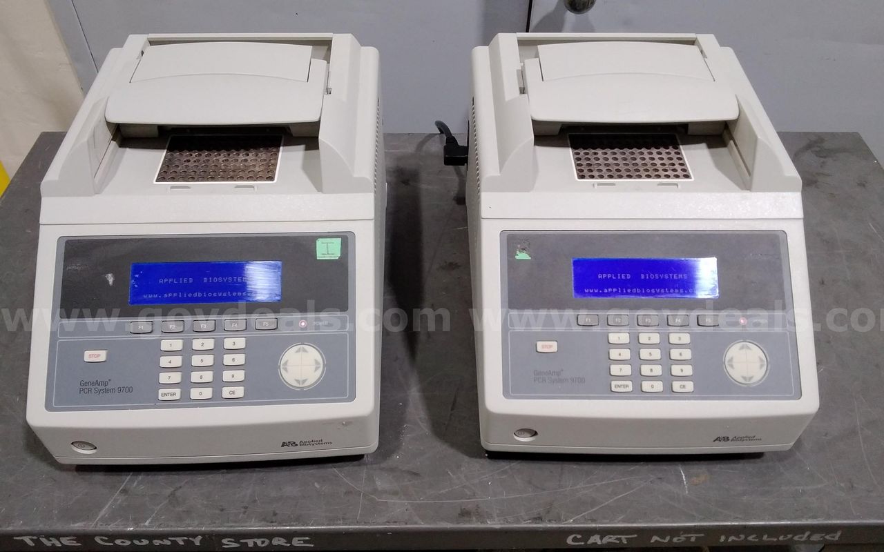 Lot of (2) Applied Biosystems GeneAmp PCR system 9700