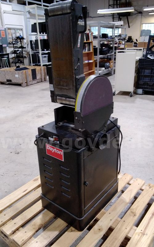 Dayton 6"X12" belt and disc sander. Model:TJ97C.