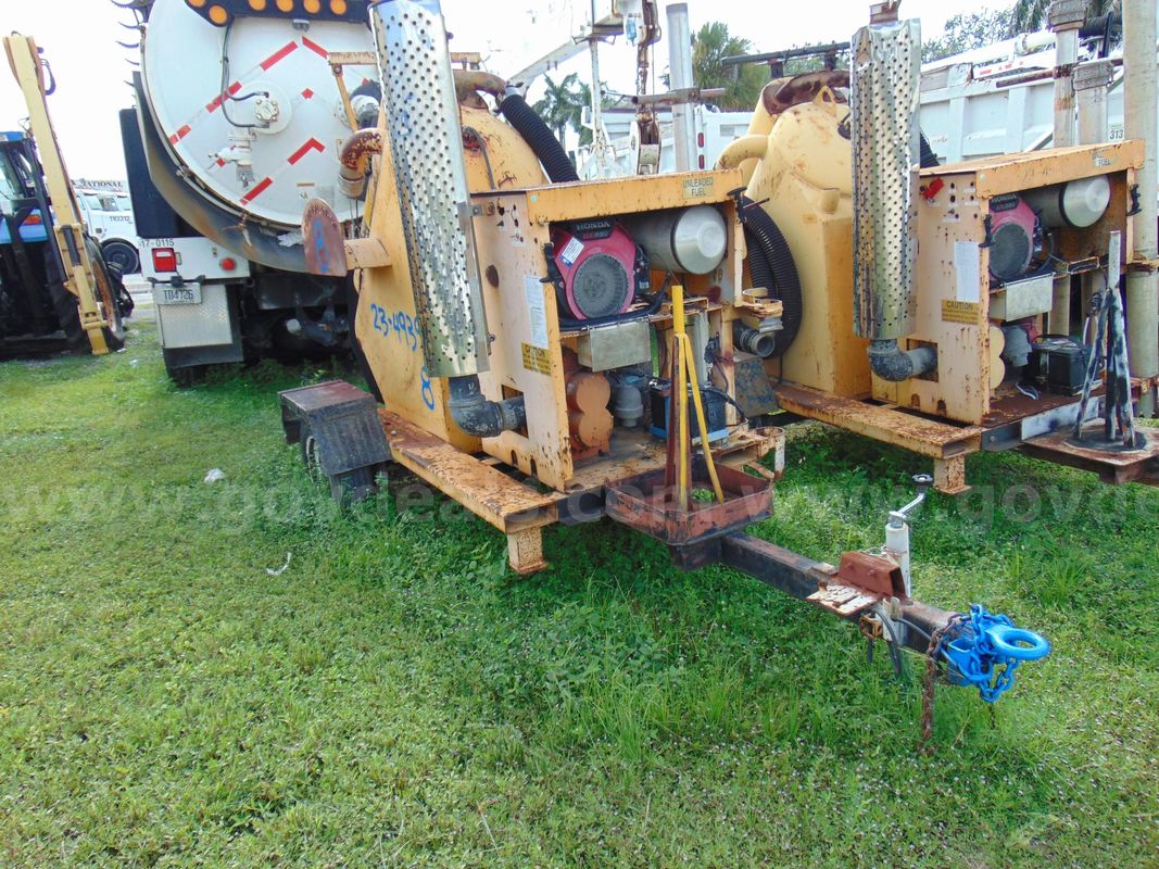 23-4939/ 2003 Vac-Tron trailer mounted sewer cleaner, model: YT12. WASD 26-11 #8