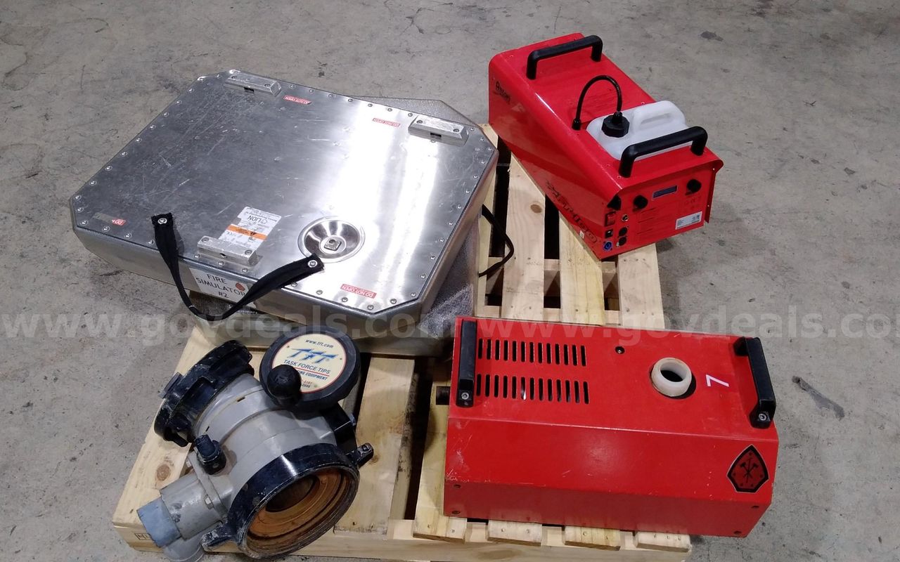 Lot of (5) Pieces of Fire training equipment. Parts or repair