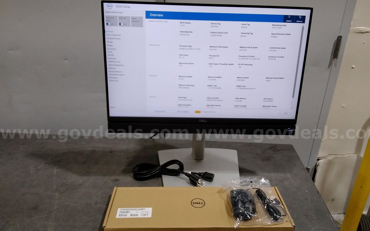 Dell Optiplex AIO Plus 7420 i7, all in one