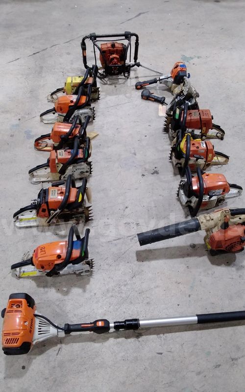 Lot of (14) miscellaneous Stihl power heads/Body. for parts or repair
