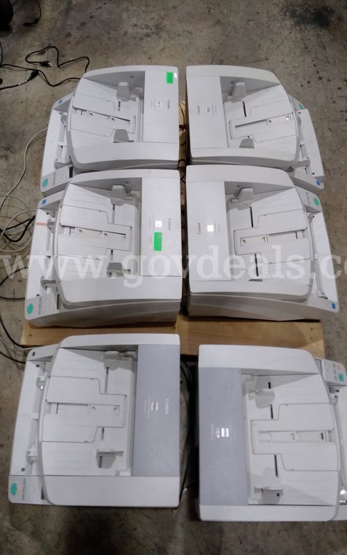 Lot of (6) Canon Image Formula high speed scanners