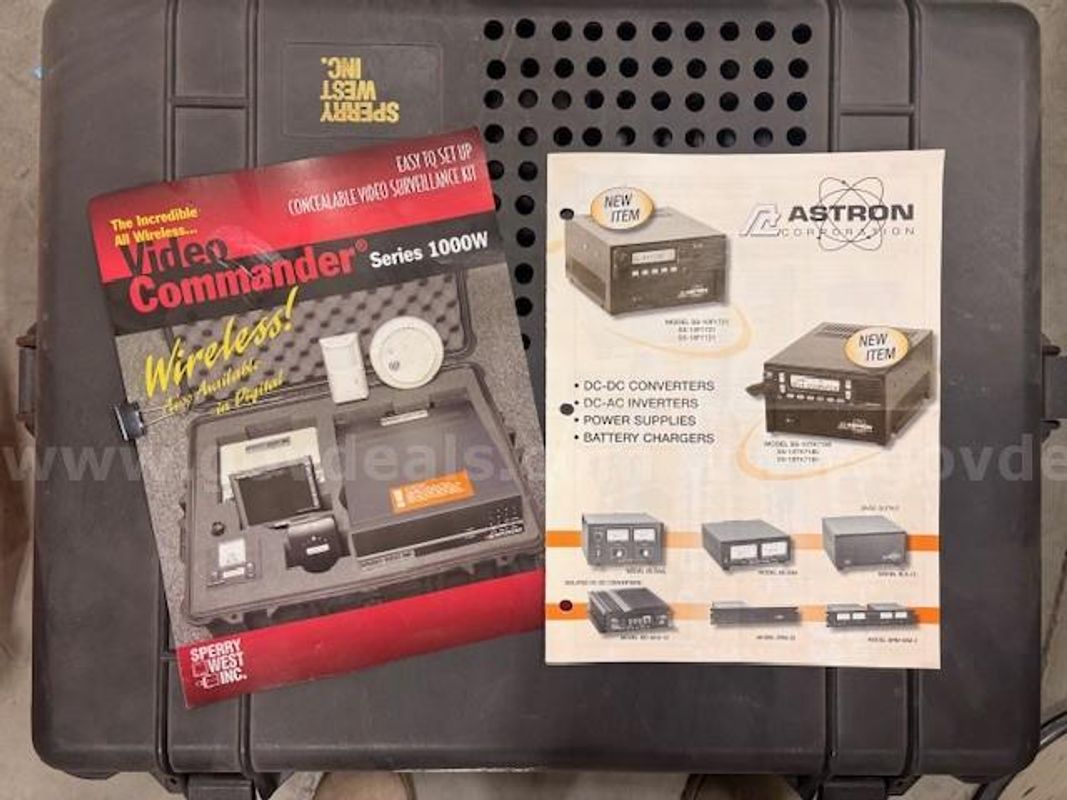 Sperry west inc. wireless video commander series 1000w **local pickup only**
