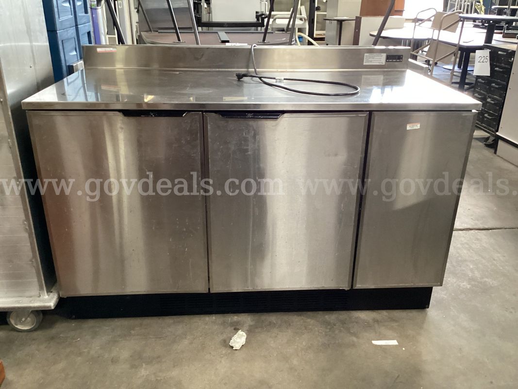 Stainless Steel Refrigerated Prep Station.