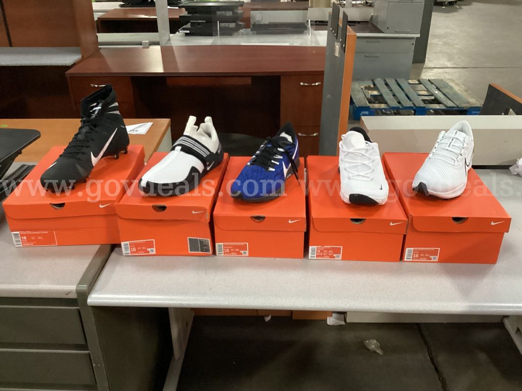 5 - Pairs of Size 16 Nike Shoes
