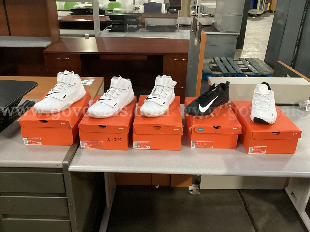 5 - Pairs of Size 16 Nike Shoes