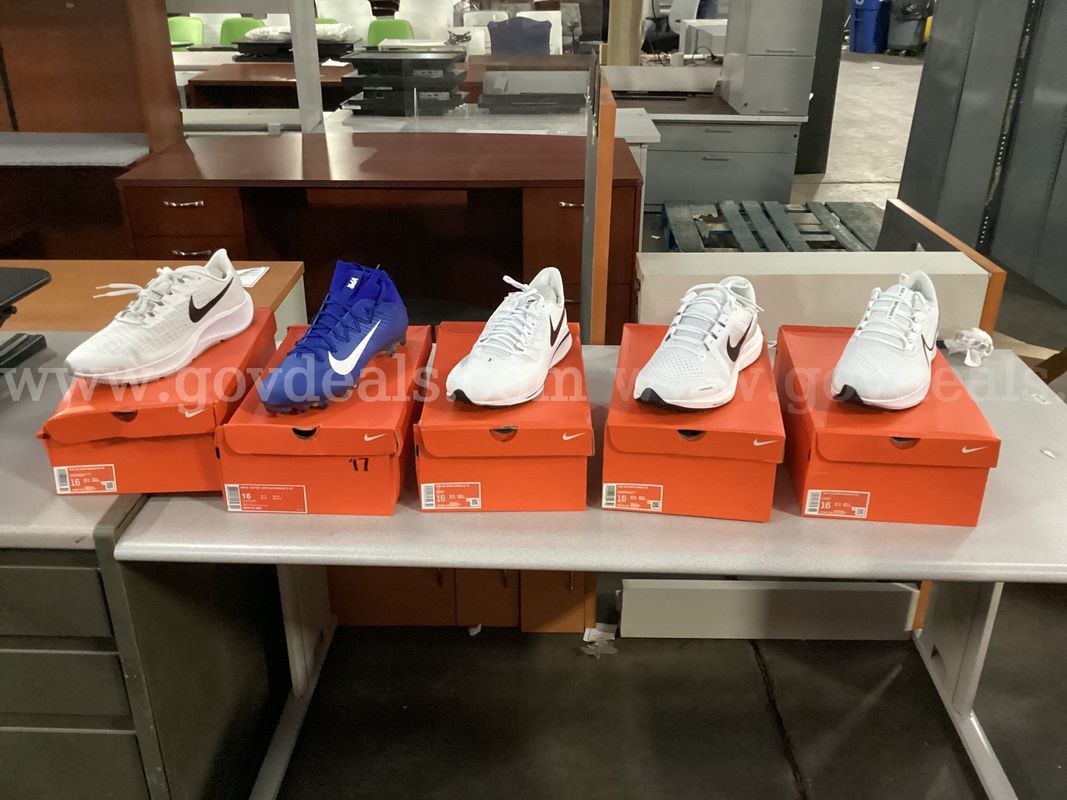 5 - Pairs of Size 16 Nike Shoes