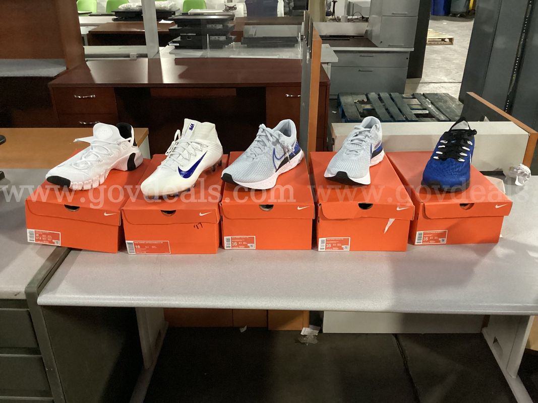 5 - Pairs of Size 16 Nike Shoes
