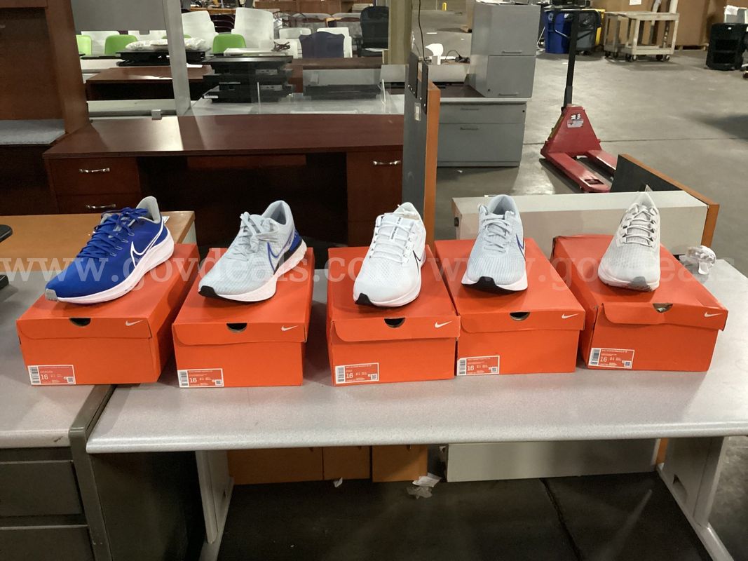 5 - Pairs of Size 16 Nike Shoes