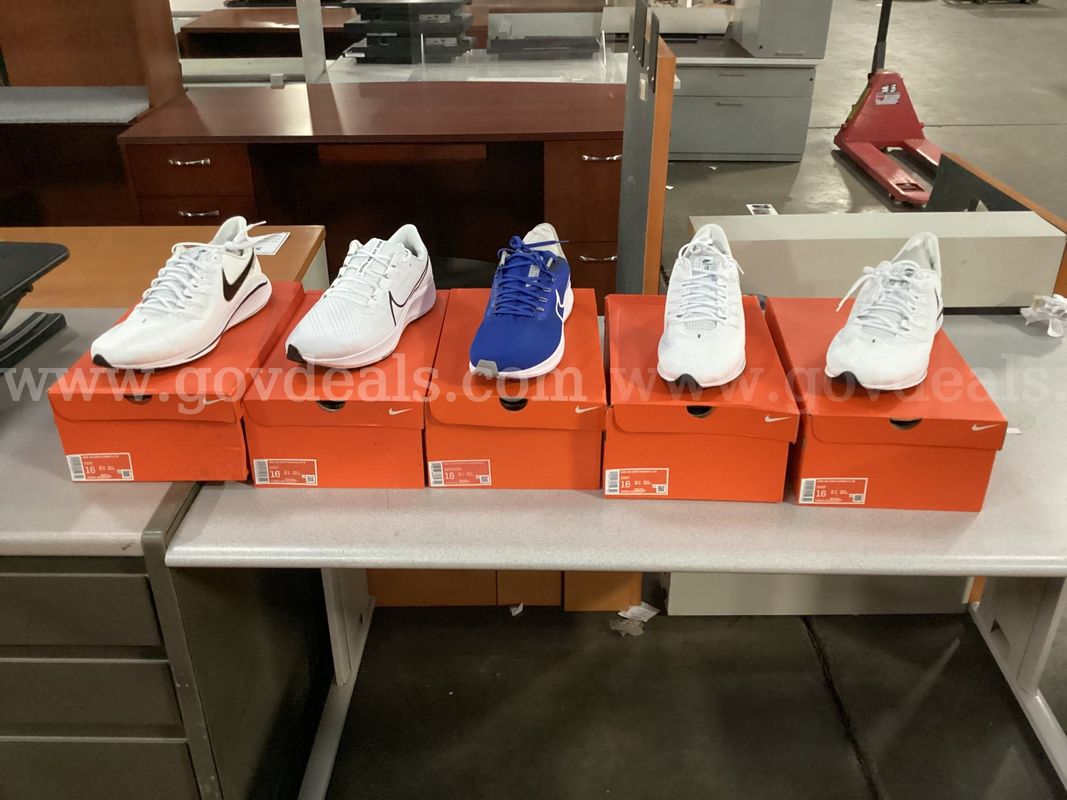 5 - Pairs of Size 16 Nike Shoes