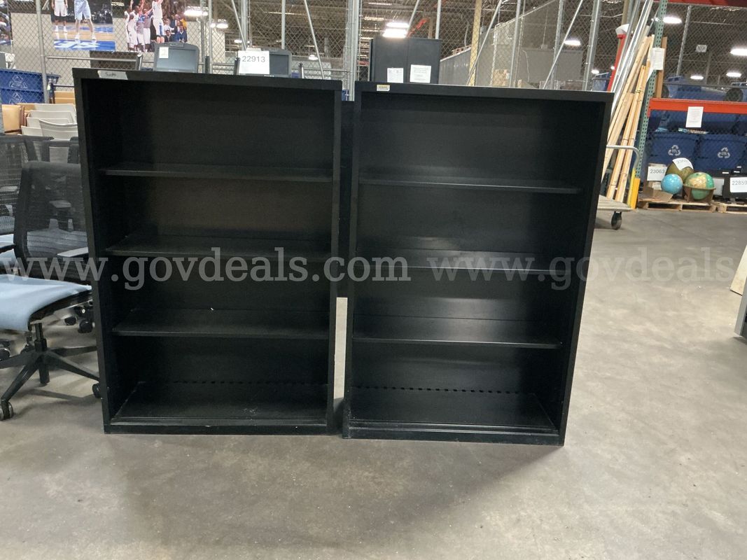 2 - Metal Bookcases
