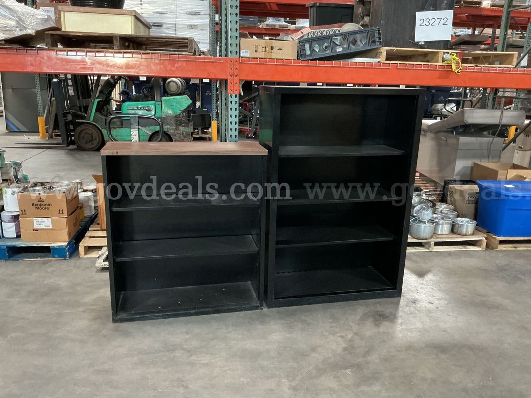2 - Metal Bookshelves