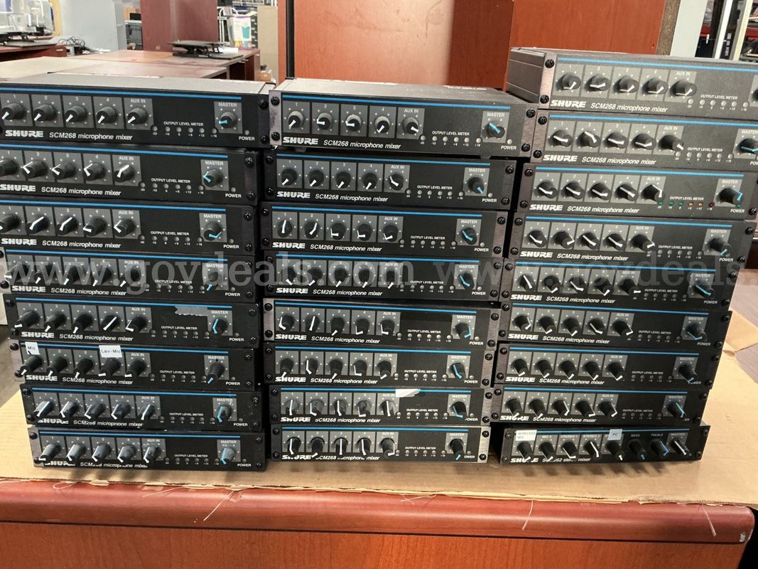 25 - Shure Mic Mixers.