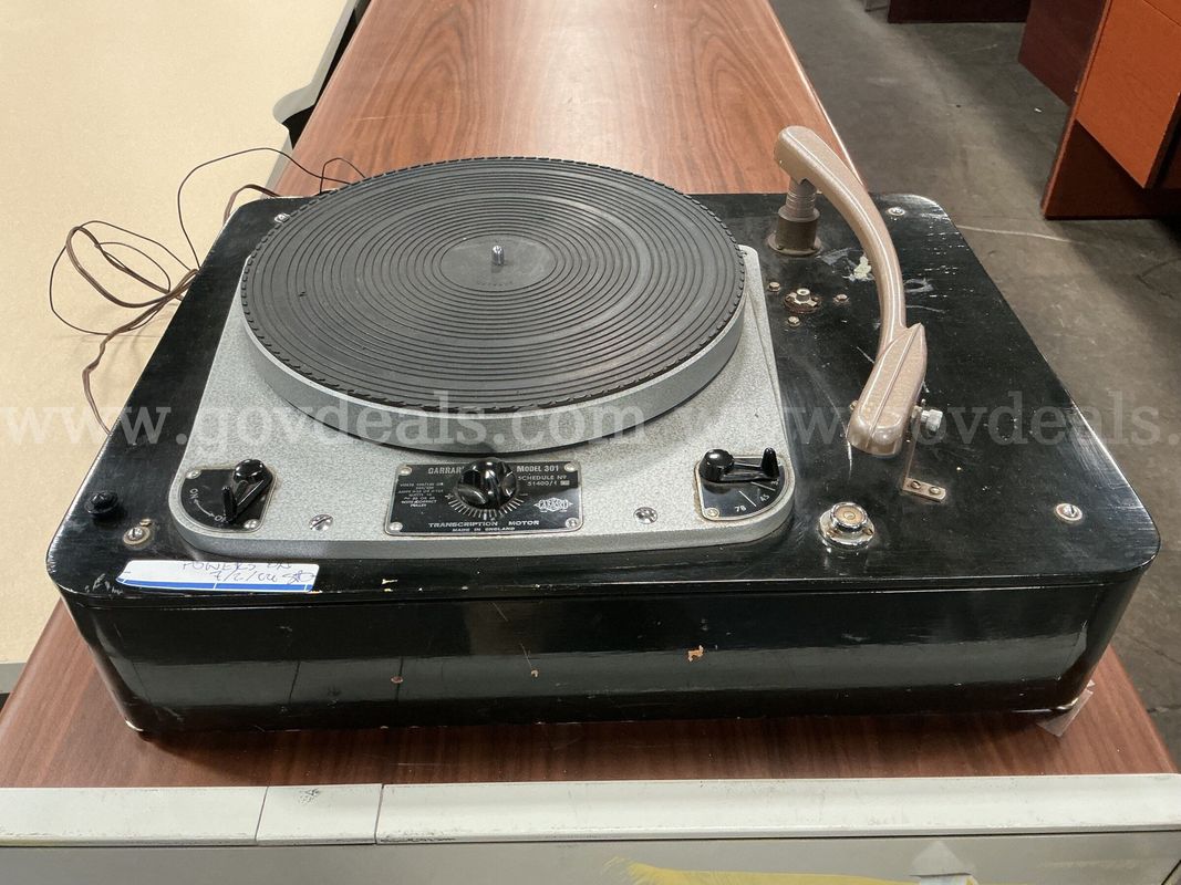 Garrard Model 301 Turn Table.