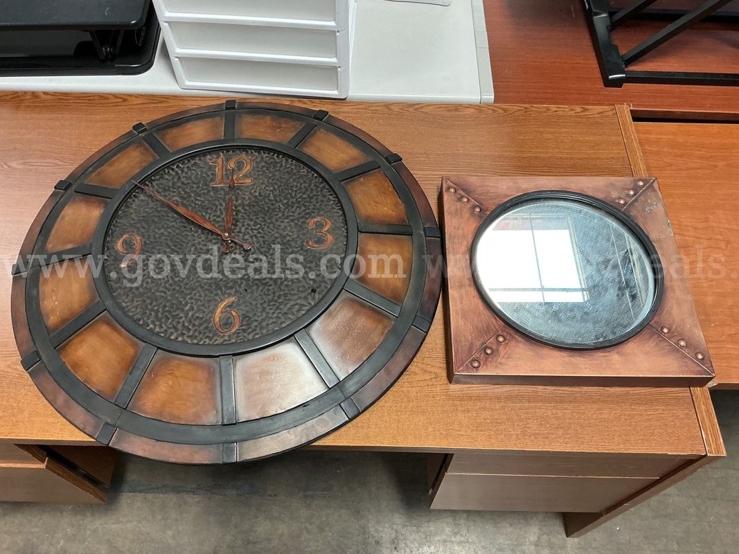 Clock and Mirror.