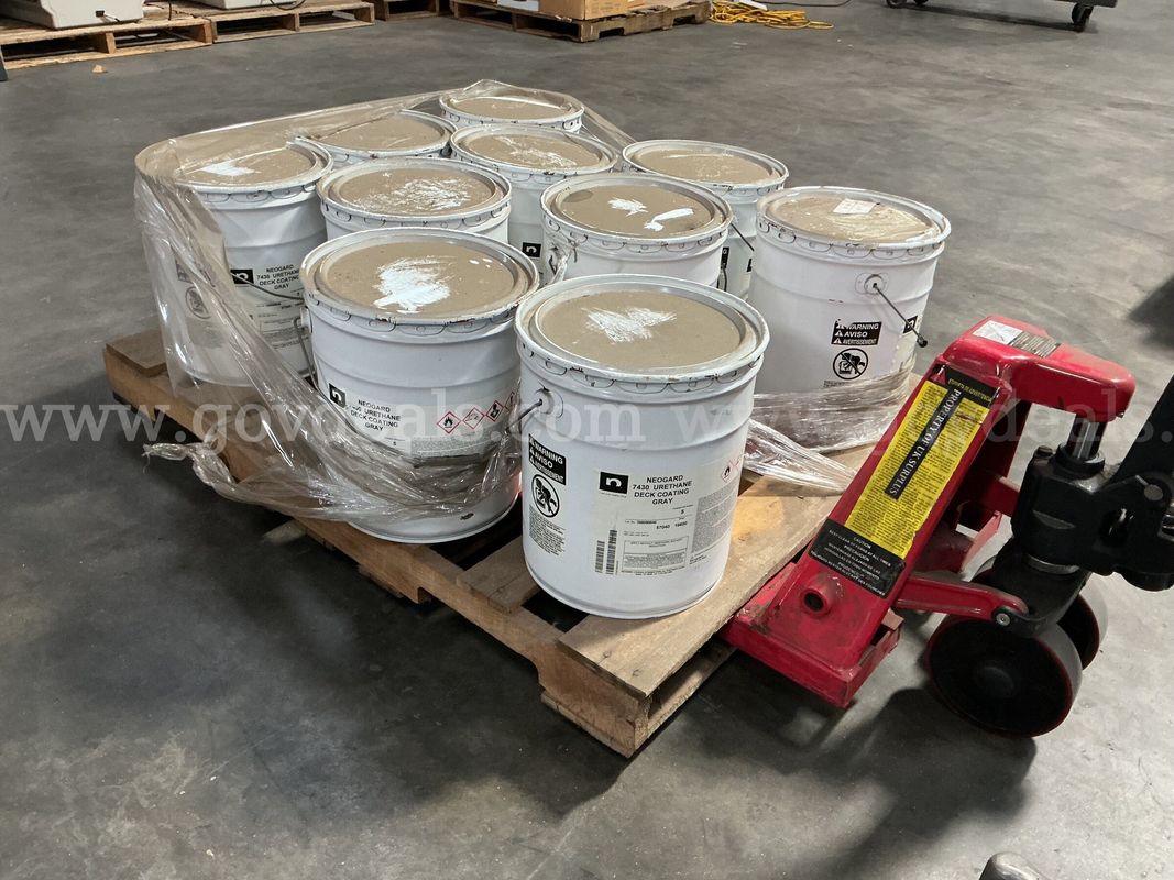 10 - 5 - Gallon Pails of NeoGard 7430 Urethane Deck Coating (Gray)