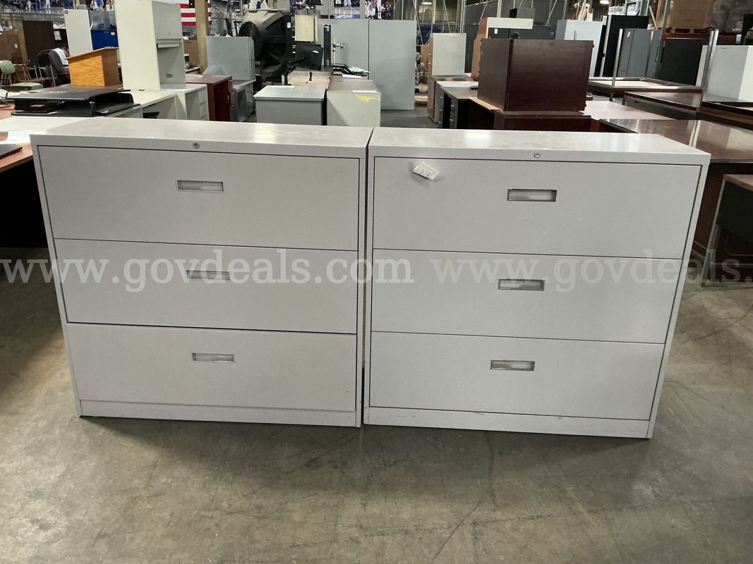 2 - 3 Drawer Lateral Filing Cabinets.