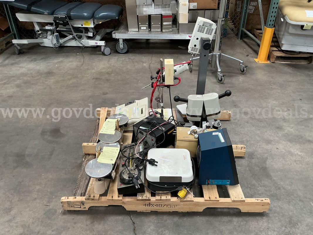 Pallet of Various Laboratory Equipment
