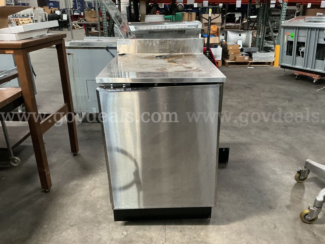 Stainless Steel Prep Cabinet.