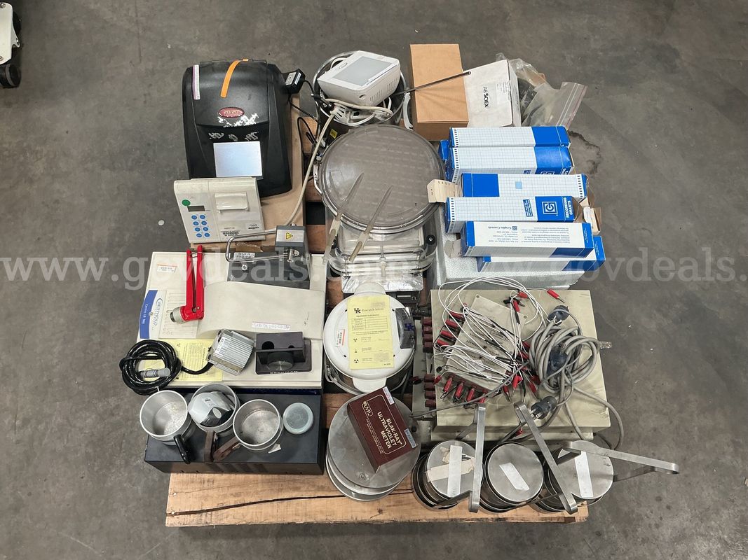 Pallet of Various Laboratory Equipment