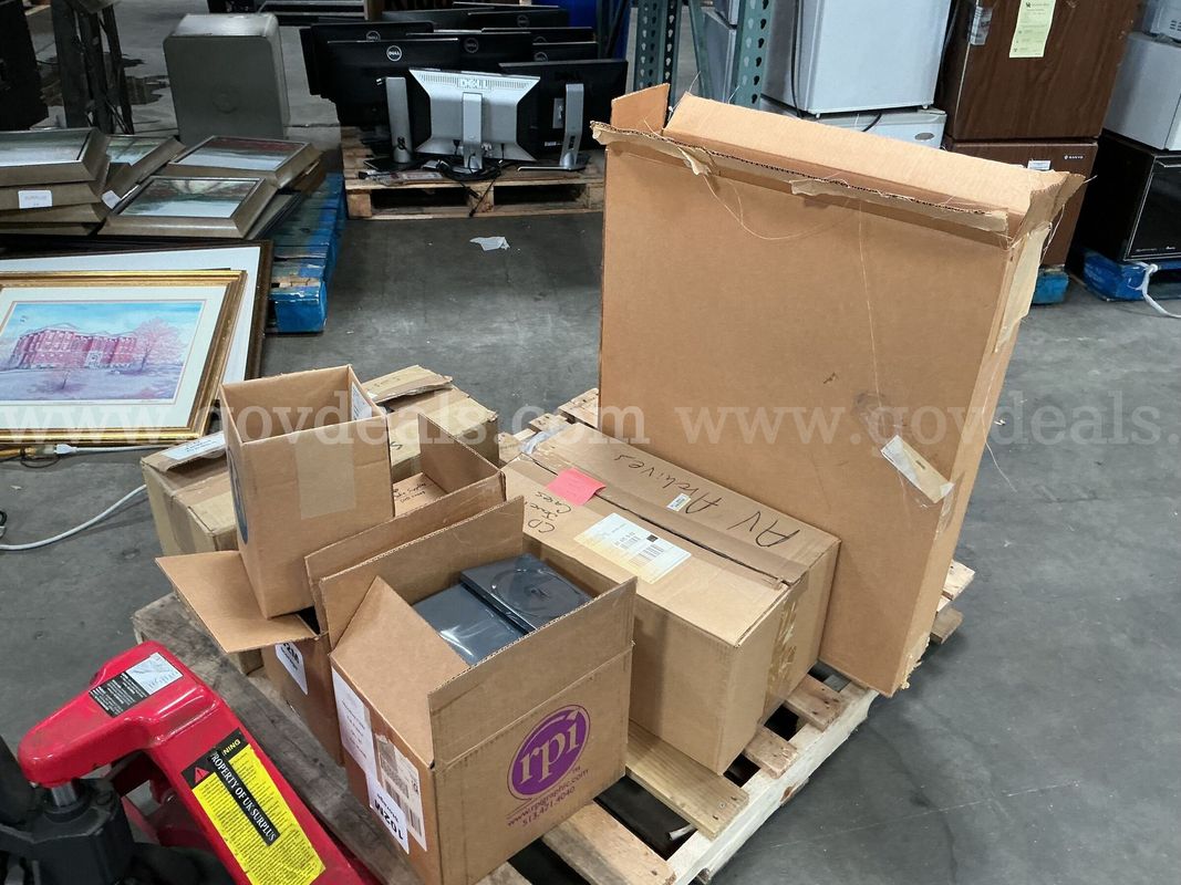 Boxes of DVD and Jewel Cases