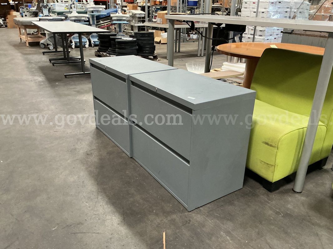 2 - 2 Drawer Lateral Filing Cabinets.