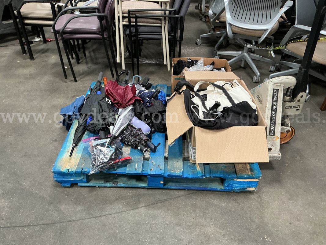 Pallet Containing Lost and Found.
