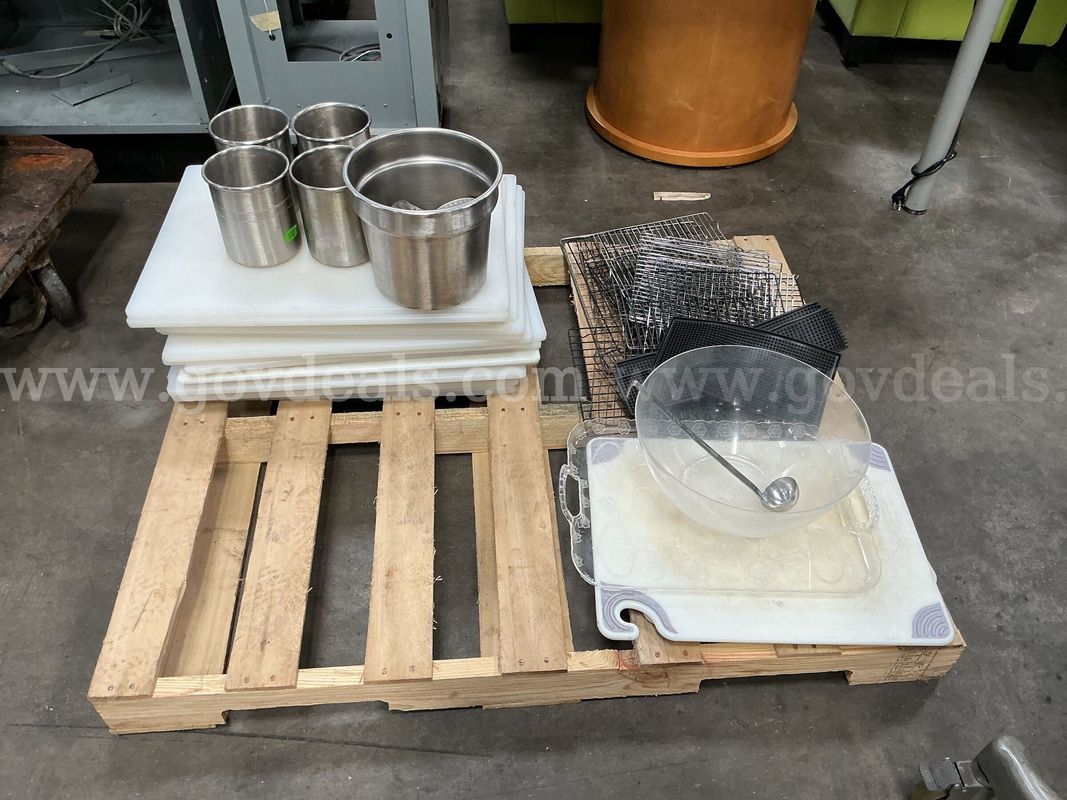 Pallet Containing Commercial Kitchen Ware.