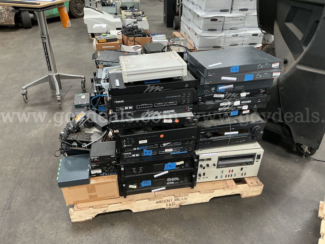 Pallet of Audio/Video Equipment
