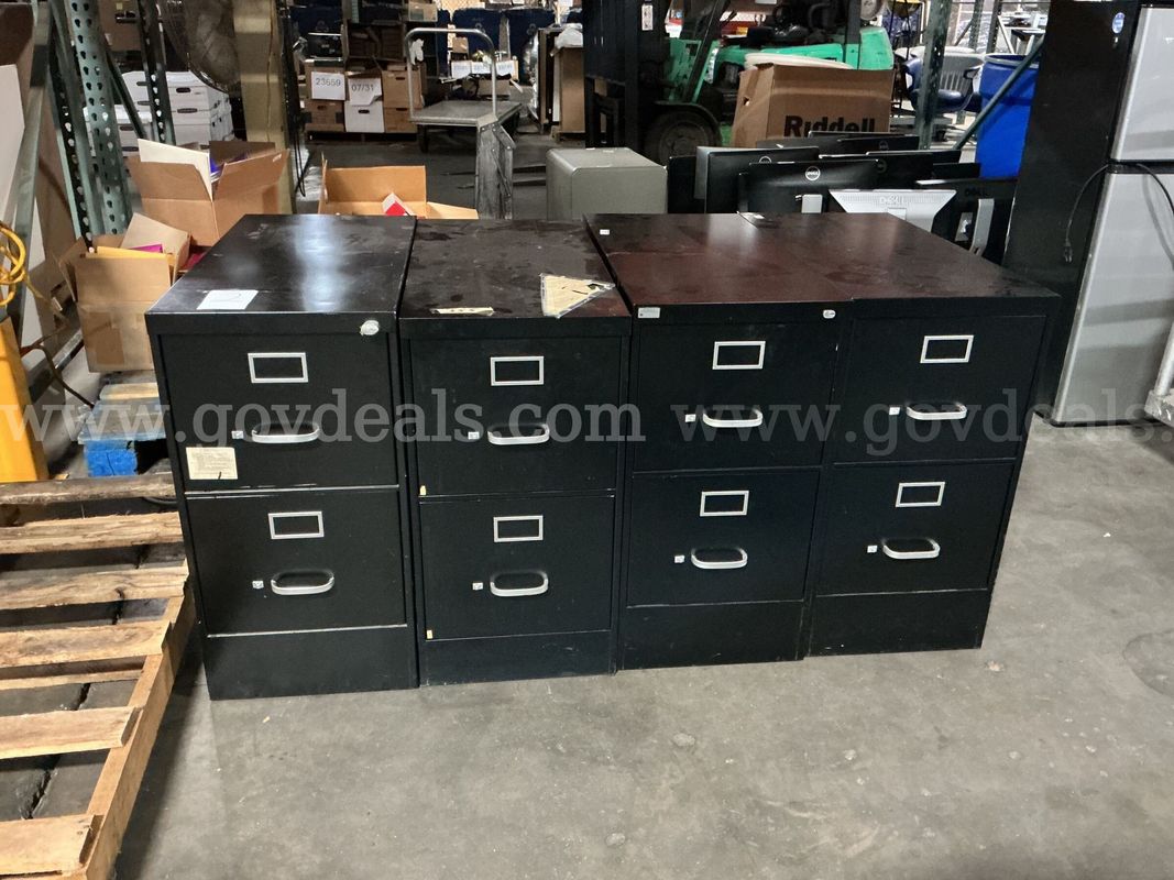 4 - 2 Drawer Cabinets.