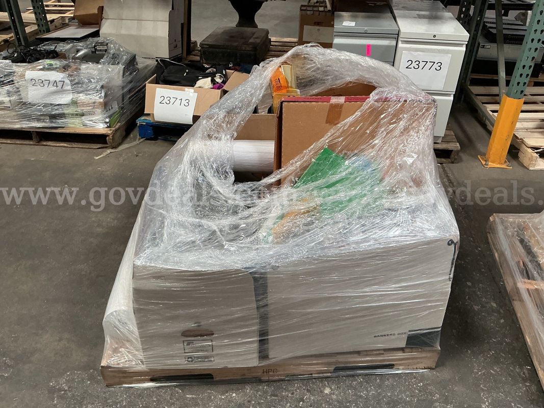 Pallet of Office Supplies