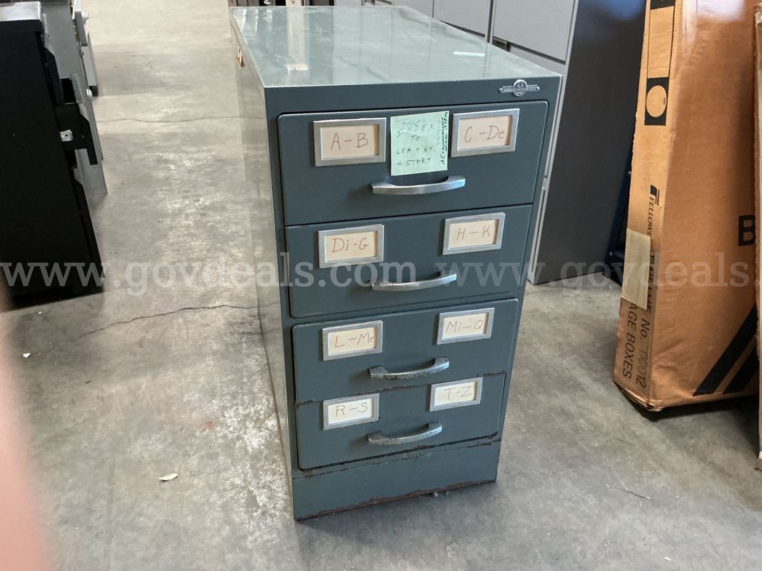 4 - Drawer Metal Cabinet.