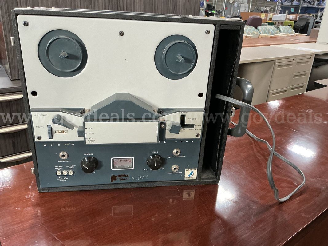 Reel to Reel Tape Player.