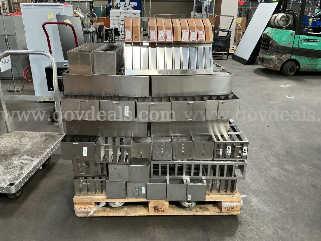 Pallet of Stainless Steel Freezer Racks