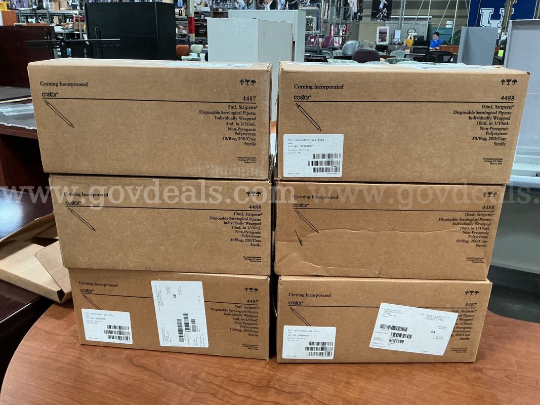 6 - Cases of Disposable Costar Pipettes