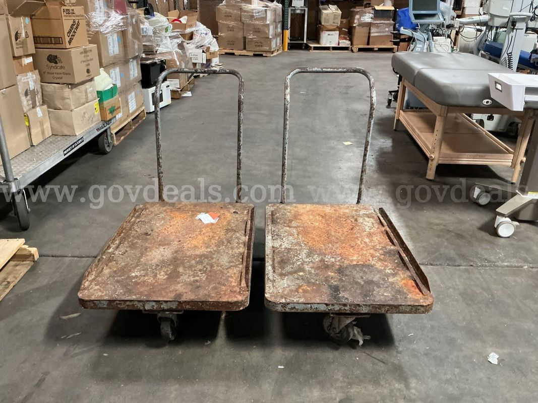 2 - Metal Push Carts