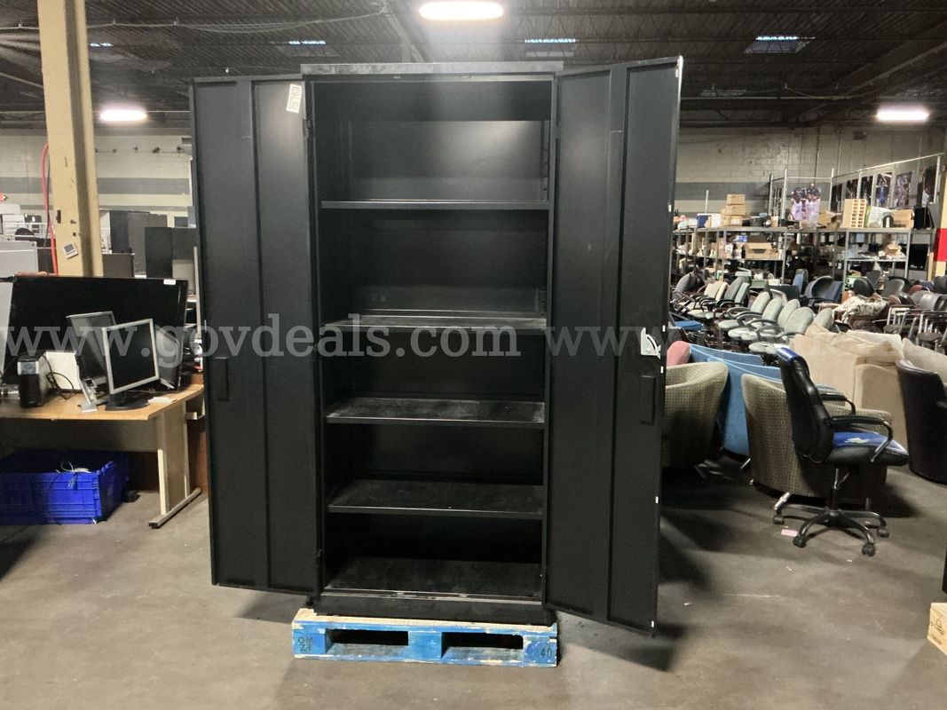 2 - Metal Storage Cabinets.