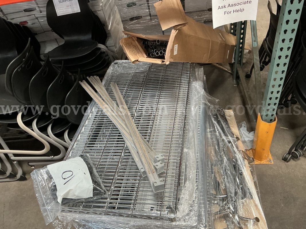 Pallet of Shelving Pieces