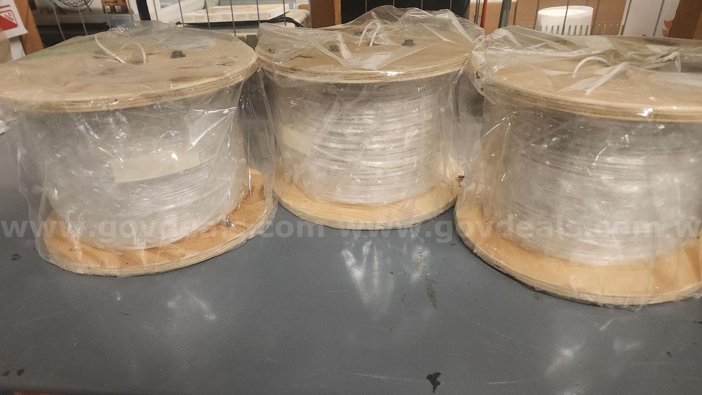 White TEFZEL Jacket Thermal Heat Trace Wire