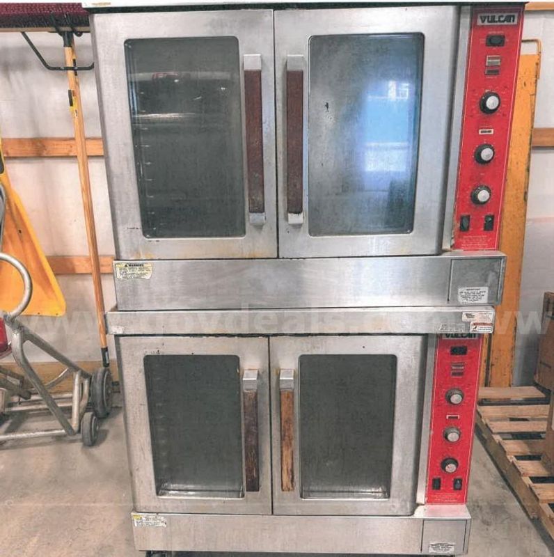 VULCAN Double stack natural gas, convection oven