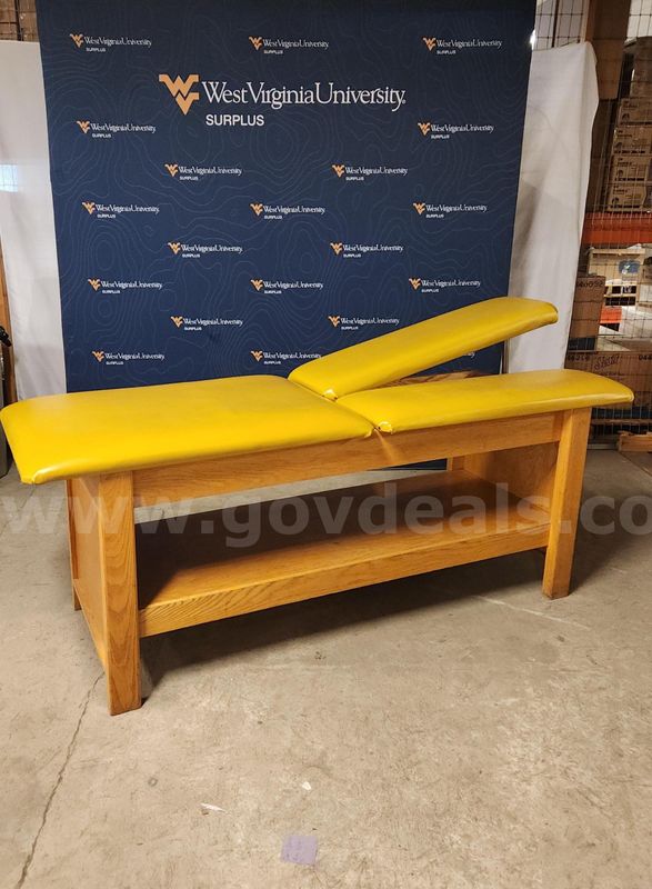 Clinton Classic Series Treatment Table with Shelving.