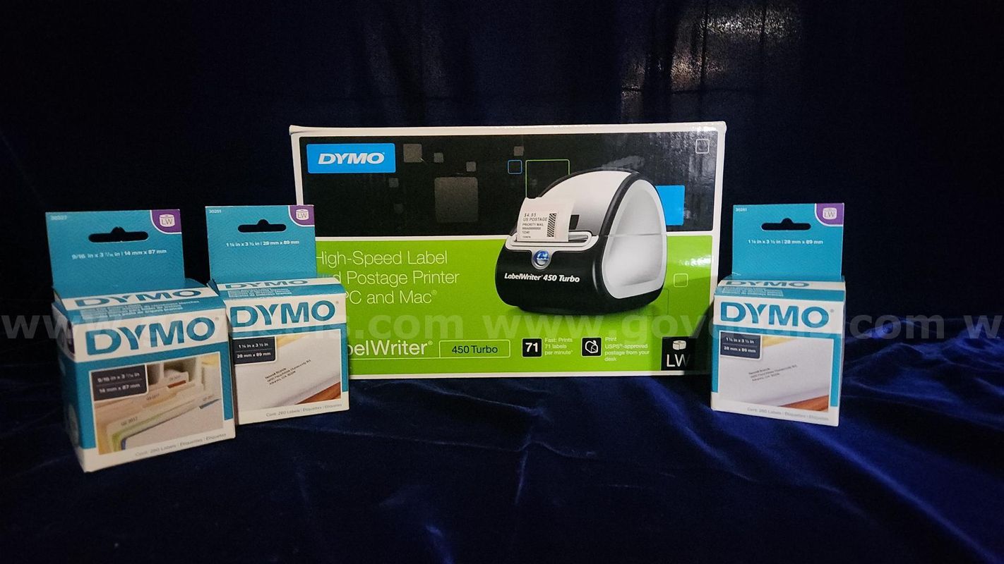 DYMO 450 Turbo Label Writer with 780 labels